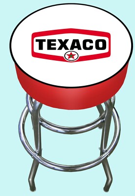 Texaco Small Star Gas Sign Bar Stool Stools