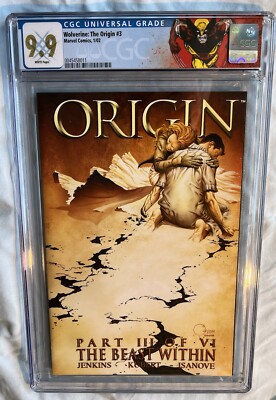Wolverine: The Origin #3 RARE CGC 9.9 (NOT 9.8)- Origin of Name: Logan Mint 2002