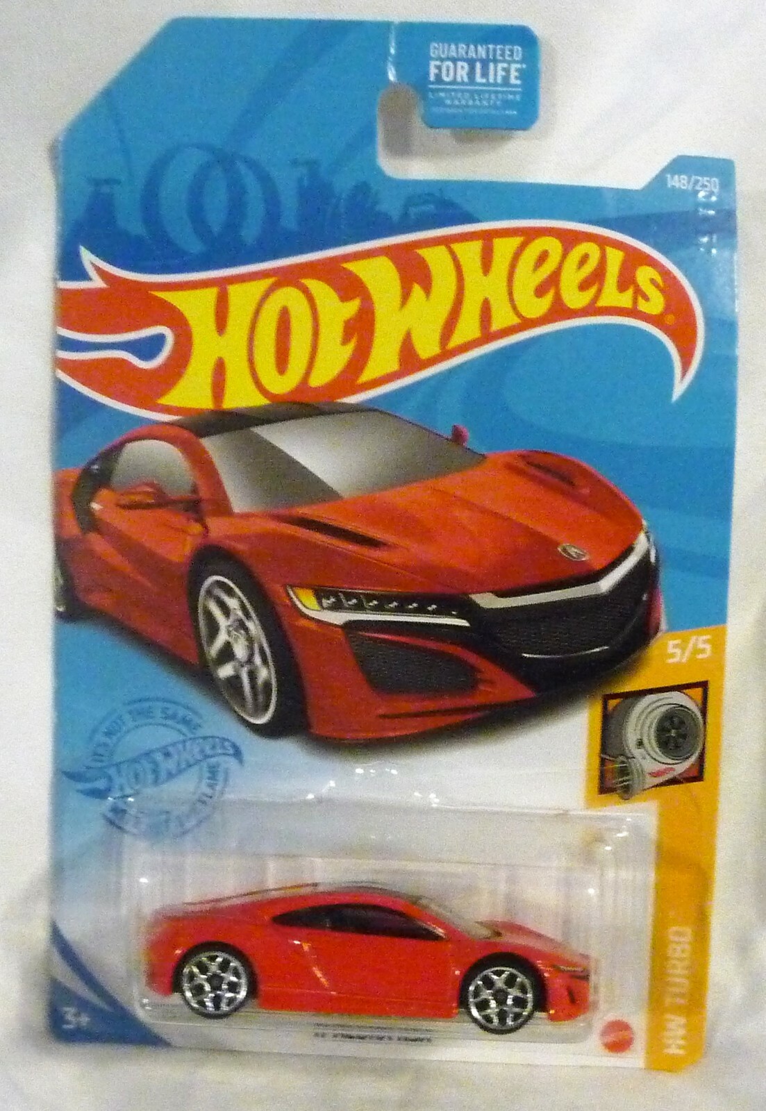 ミニカー Hot Wheels 2017 Acura NSX HW TURBO 2017 Acura NSX 1/64 Scale Model from HW Turbo by Hot Wheels