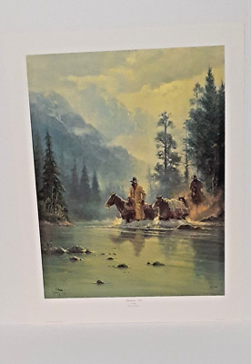 G. HARVEY-''Mountain Mist'' SN #34/1250 w/ COA & Sleeve-Very Rare 20'' x 25.5''