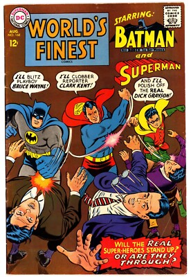 World's Finest Comics #168 Fine 6.0 1967  George Klein Cover