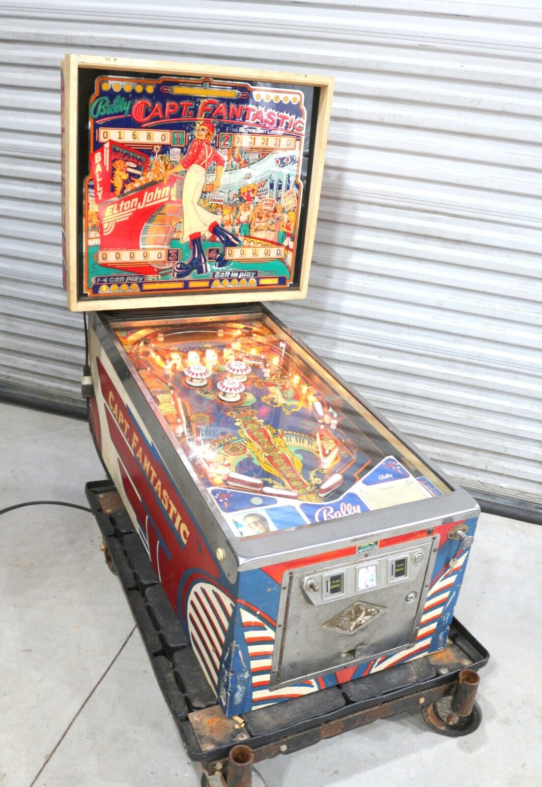 1976 BALLY CAPTAIN FANTASTIC Pinball Machine Arcade Game 1976 BALLY CAPTAIN FANTASTIC Pinball Machine Arcade Game