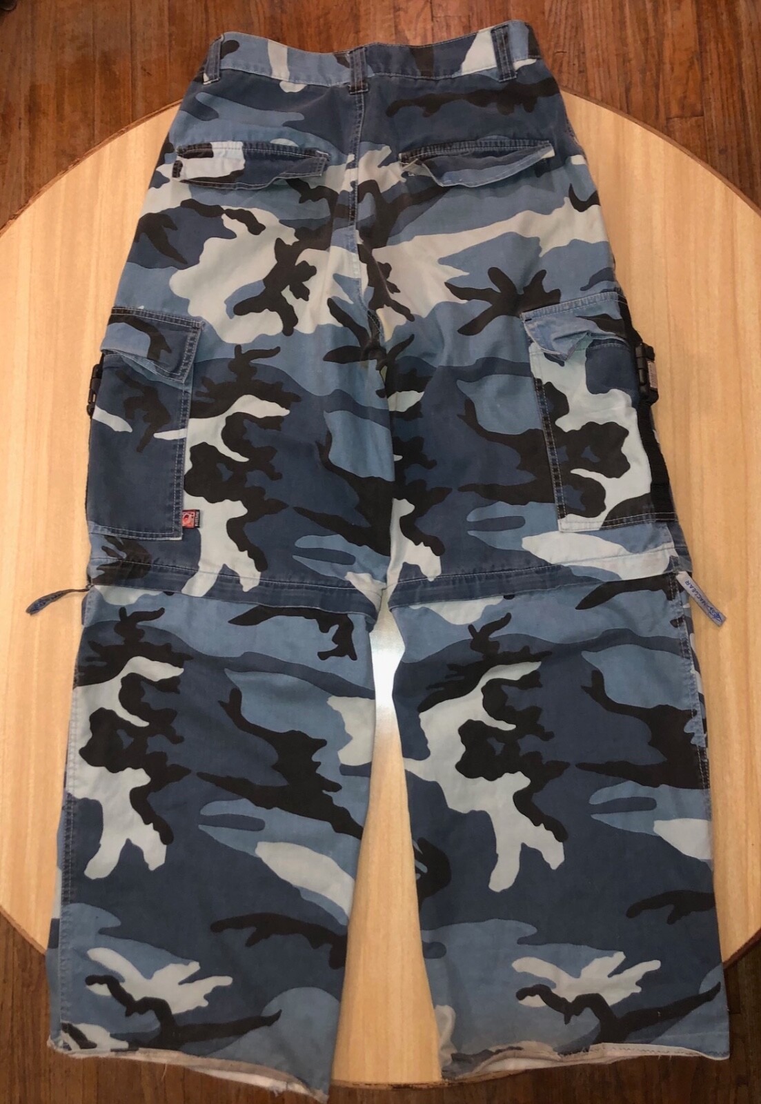 DAZZLZZAD Mens Camo Pants Y2k Baggy Cargo Pants Joggers Hip