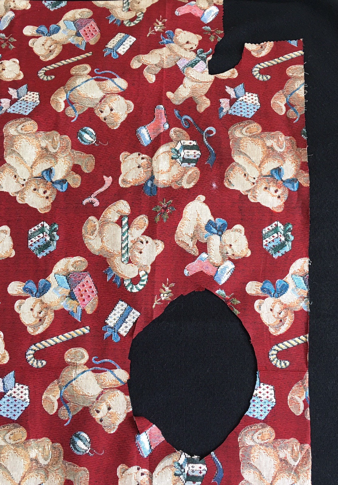 Teddy Bear Christmas Memories 3.5 Yards Craft Sew Peter Pan Fabrics Collection