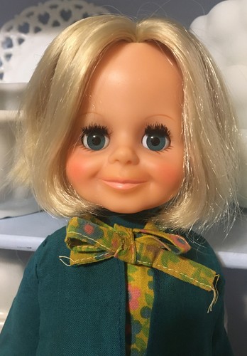#2 VINTAGE Ideal Crissy Family 1970s Velvet Doll Growing Blonde Hair Tressy Eyes