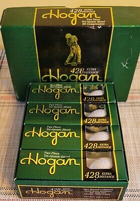 Hogan Golf Balls. 428 Extra Distance, Two Piece, Tri-Atomic Blend 90 Compression