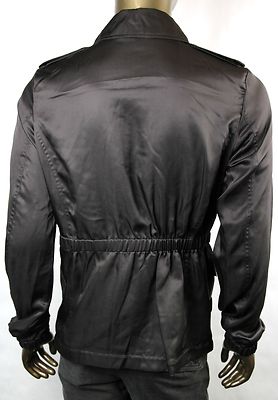 Pre-owned Gucci $1950 Authentic  Mens Silk Windbreak Jacket Blouse Brown 337454 2011