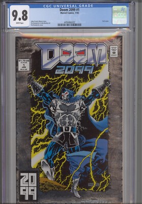 Doom 2099 #1 CGC 9.8 1993 Marvel Comics Foil Cover