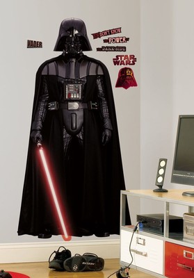 Roommates Rmk1589Slg Star Wars Classic Vader Peel And Stick Giant Wall Decal