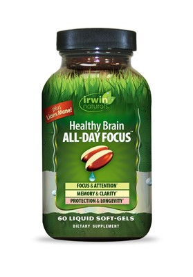 Irwin Naturals Healthy Brain All-Day Focus 60 жидких мягких капсул