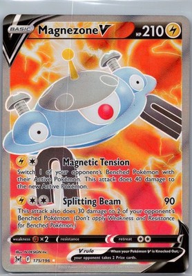Magnezone V (Full Art) Holo Ultra Rare SWSH11: Lost Origin 175/196 NM