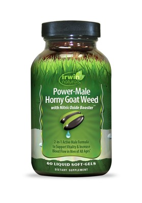 Irwin Naturals Power-Male Horny Goat Weed с усилителем оксида азота 60 жидкостью