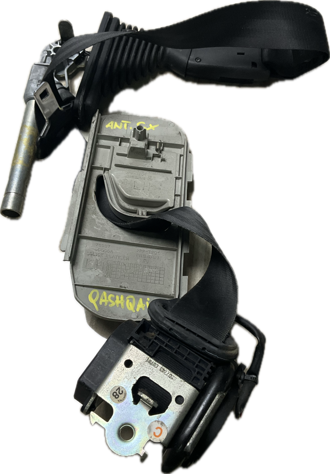 Cintura di sicurezza anteriore sinistro NISSAN QASHQAI anno 2007 76989 JD000A