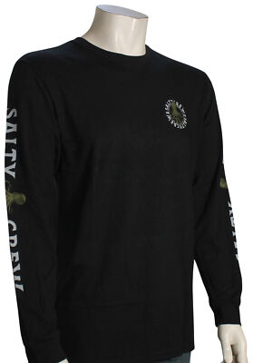 Футболка Salty Crew Tentacles Premium LS - Черная - Новинка