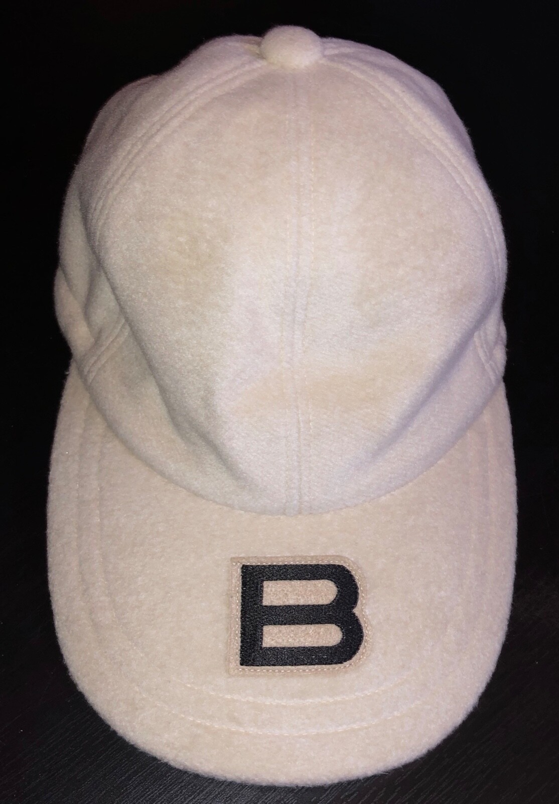 BALENCIAGA Baseball Cap - Cream Color - No Flaws - Vintage - Authentic - Rare