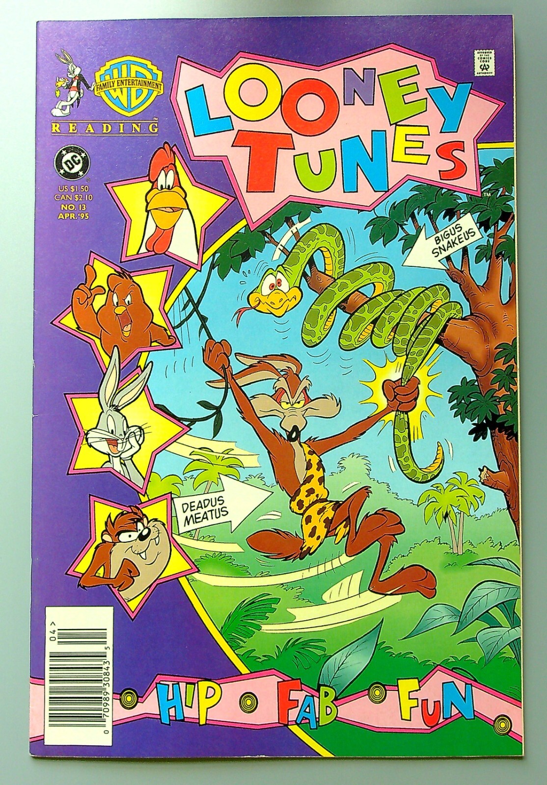 Looney Tunes #13 ~ DC 1995 ~ Wile E. Coyote - Bugs Bunny