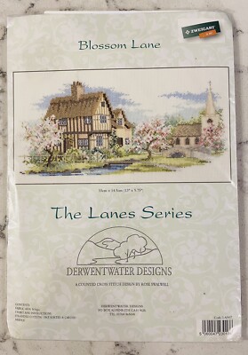 Counted Cross Stitch The Lanes Series Derwent ''Waterside Lane'' New