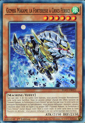 carte YU-GI-OH EGO1-FR021 Gizmek Makami, la Forteresse � Crocs F�roce Commune NE