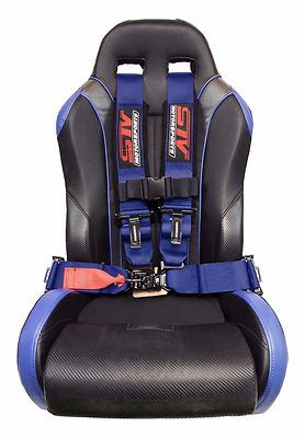 STV Motorsports Blue Seat Belt Harness 4-Point 3-Inch Universal Off-Road Racing