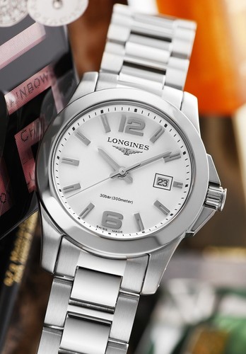 【新品 70%OFF】定価￥246,400-. LONGINES 12Pダイヤ Longines Conquest | eBay