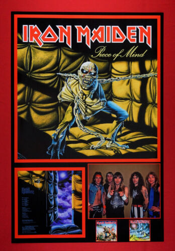 Iron Maiden Piece of Mind Heavy Metal Band Promotion Poster 24X36 NEW   IMPM