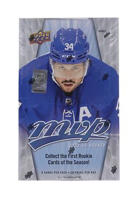 2023-24 UPPER DECK MVP NHL HOCKEY HOBBY BOX - BRAND NEW - FREE SHIPPING    