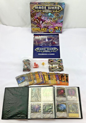 Mage Wars Academy Core Set: Beastmaster vs Wizard Arcane Wonders Complete Great