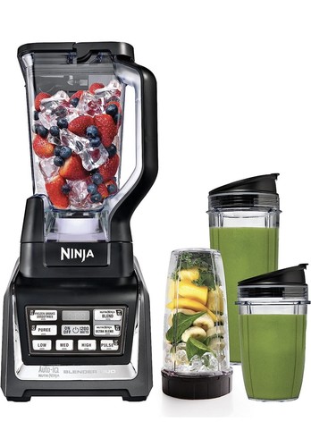 Ninja Nutri Ninja Blender DUO1200-Watt with Auto-IQ Base, BL642