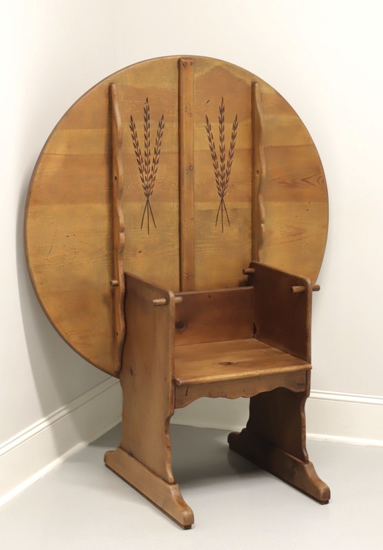 HABERSHAM Pine Tilt-Top Hutch Dining Table