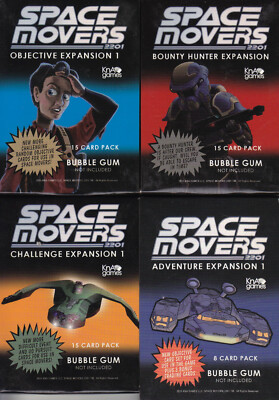 SPACE MOVERS 2201 - The Board Game Adventure & Expansions Packs (4) | KnA Games
