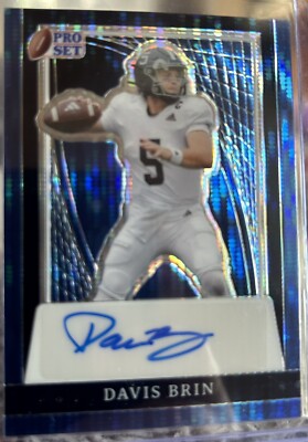 2024 Leaf Pro Set Metal Davis Brin #8/8SSP Auto Rookie RC