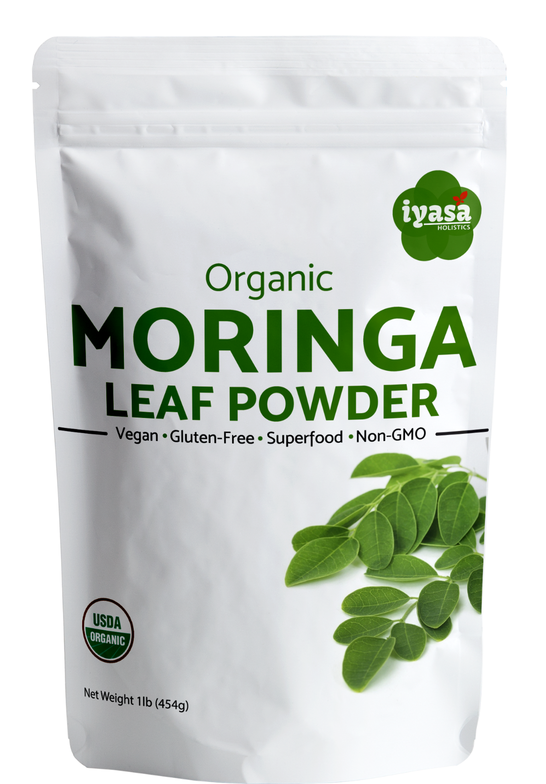 Moringa Leaf Powder,  Certified Organic, Raw Super food,  4,8,16 oz, Ships free