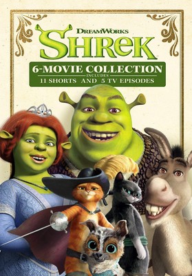 НОВЫЙ DVD-диск с коллекцией фильмов Шрек 6