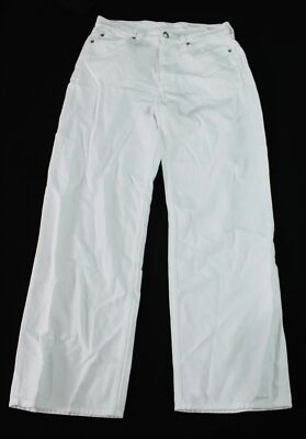 Rag & Bone Women's Featherweight Straight Leg Jeans EJ1 Optic White Size 29 NWT 