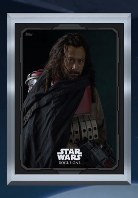 Topps Star Wars Card Trader Legendary Silver Gilded 2cc Rogue One Portraits BAZE