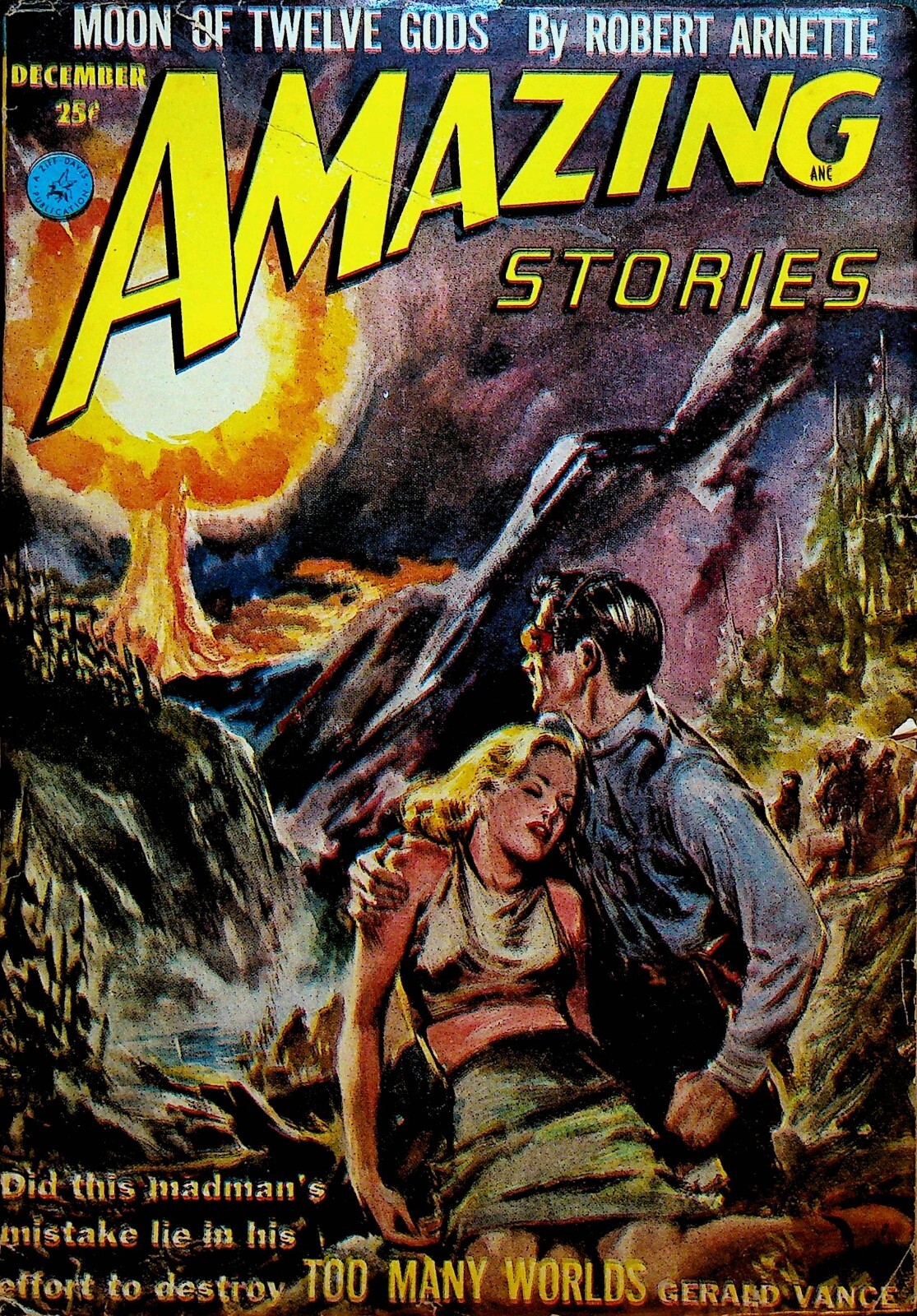 Amazing Stories Pulp December 1952 Gerald Vance Robert