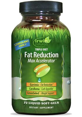 Irwin Naturals Triple-Diet Max Fat Reduction Accelerator 72 Softgel