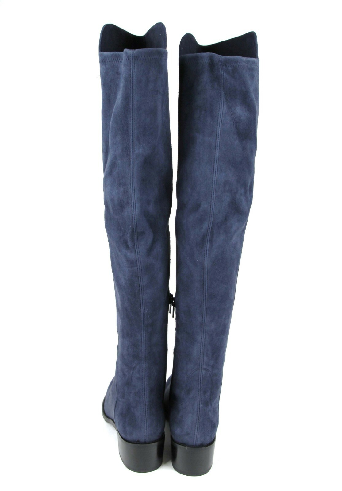 Pre-owned Stuart Weitzman $795  Women's Allserve Nice Blue Suede Knee Boot Yw28482