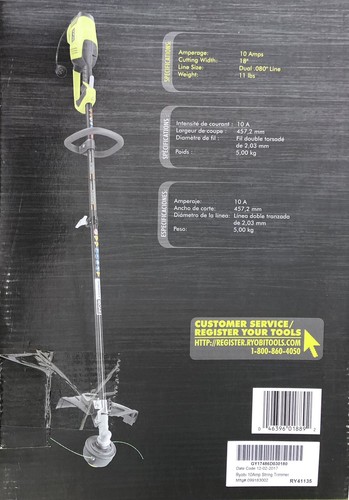 Ryobi 18 in. 10 Amp Electric String Trimmer