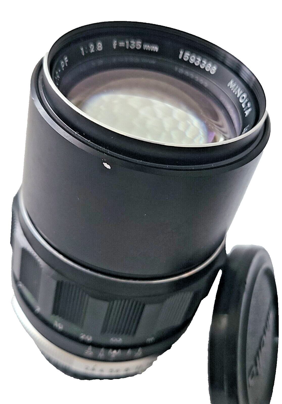 【極美品】ミノルタ MC TELE ROKKOR 135mm F2.8 504 MINOLTA MC Tele Rokkor-PF 135mm F/2.8 Lens No. 1593366