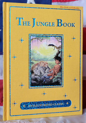 NEW The Jungle Book by Rudyard Kipling Children Classic Illustrated Hardcover Ed