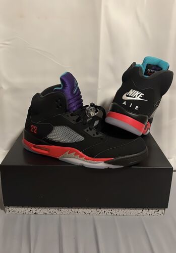 Nike Jordan 5 Retro Top 3 Black Red Grape (CZ1786-001) Men's Nike Jordan 5 Retro Top 3 Black Red Grape (CZ1786-001) Men's