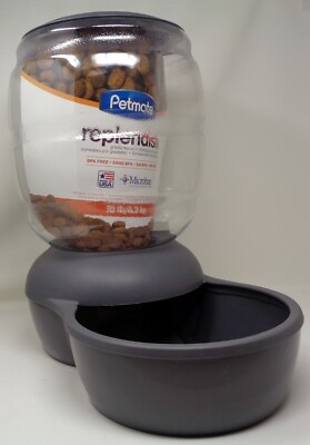 PETMATE Replendish 18 lb. Gray Pet Gravity-Feeder (NEW)
