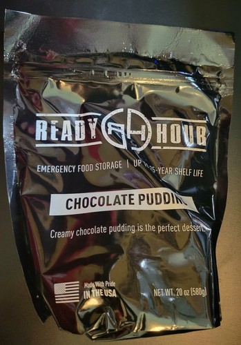 Creamy Chocolate Pudding Mix 25-year Shelf Life Emergency Survival Food Pouch