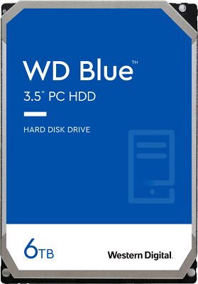 WD - Blue 6TB PC Internal Hard Drive for Desktops