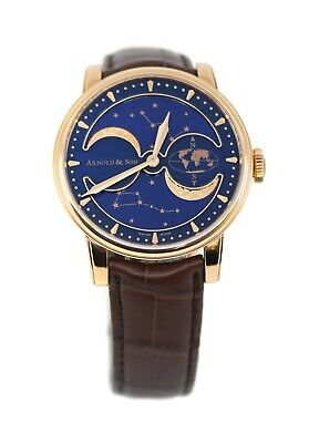 Arnold & Son Double Perpetual 18K Rose Gold Watch 1GLAR.U03A.C122A