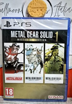 METAL GEAR SOLID MASTER COLLECTION VOL.1 PS5 COPERTINA E GIOCO IN ITALIANO NUOVO