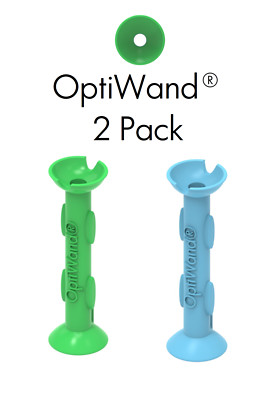 OptiWand 2 Pack Soft Contact Lens Inserting Removing Tools. Eye Lens Applicator 