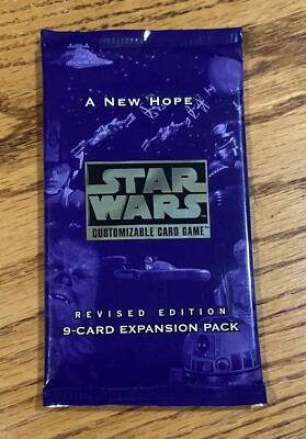Star Wars CCG Decipher A New Hope Revised Edition 9-Card Booster Pack Sealed