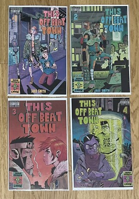 This Off Beat Town #1, 2, 3 & 4 Dead Gremlin Comix Rare Comic Book Set